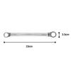 TONE Langer Mechaniker Maulschlüssel (75°), M75-2224, 22 x 24mm Schlüsselweiten