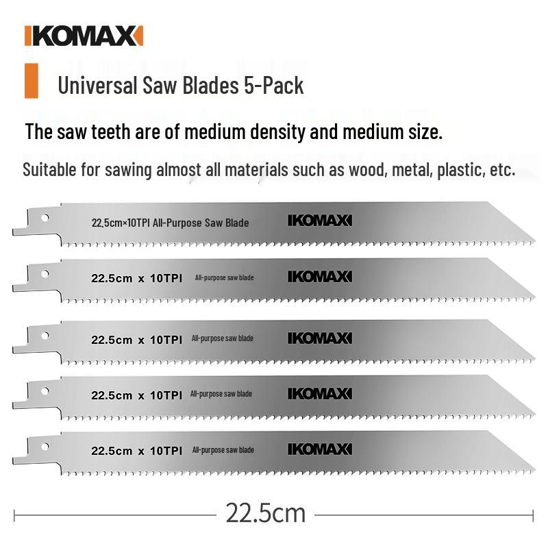 Handheld Electric Saber & Jigsaw Blade for Metal & Wood Cutting