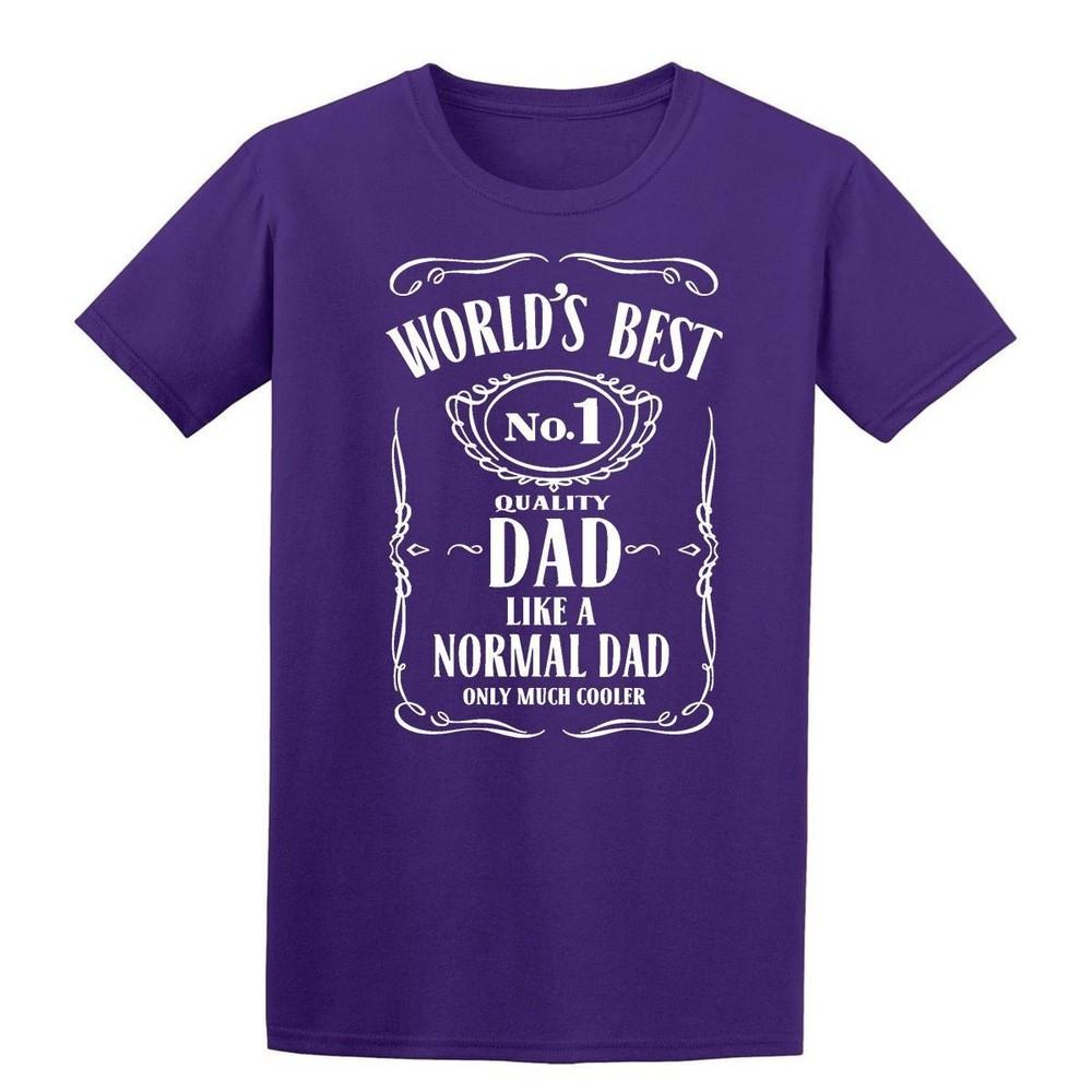 Worlds Best Dad No1 Unisexs Tshirt Gift For Dad Fathers Day Present Tshirt Top