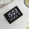Large screen simple style LED clock Japanese bedside alarm clock practical multi-function electronic clock 1020