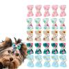 25pcs Pet Hair Bows Mixed Styles Pet Cat Puppy Small Dog Grooming Accessories