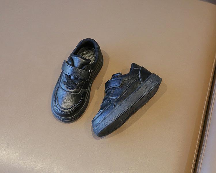 2025 Frühling & Herbst Kinder weiße Leder Sportschuhe - weiche Sohle für Jungen & Mädchen