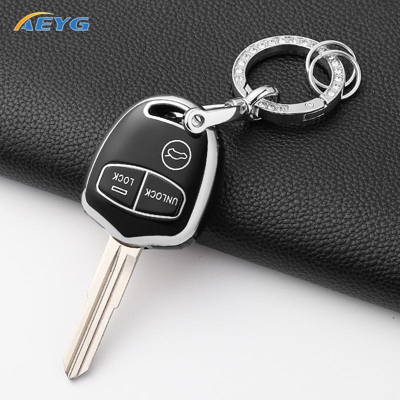Soft Tpu Car Key Case Cover Shell For Mitsubishi Asx Mirage Montero Shogun L200 Colt Outlander Pajero Lancer Ex Auto Accessories