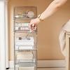 Transparent Cosmetic Storage Organizer Stackable Sundrie Holder  Home Office