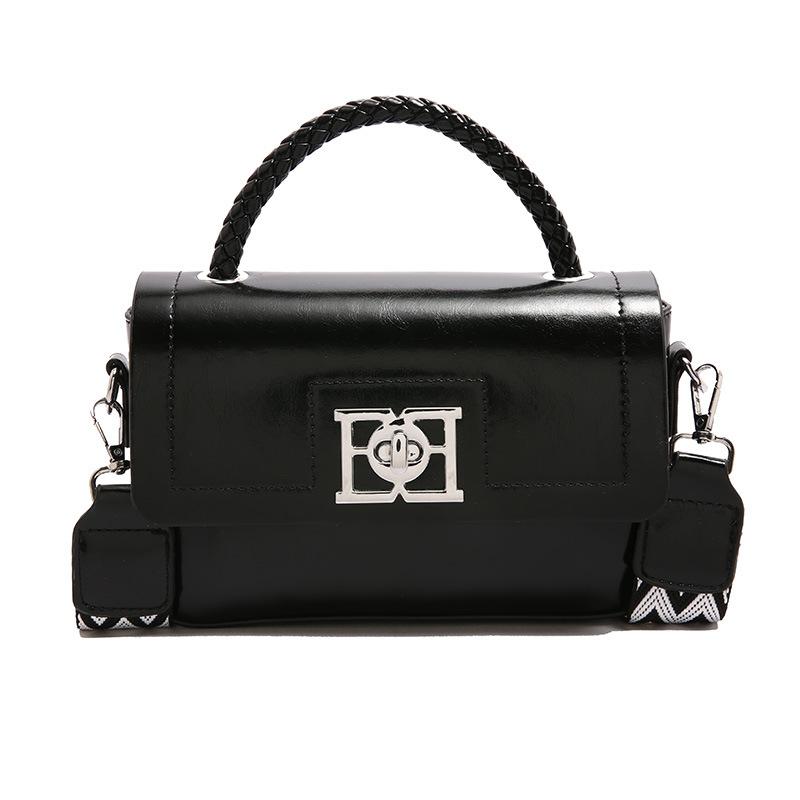 

Summer new commuter white-collar large-capacity high-end handbag women s briefcase shoulder bag messenger bag one size fits all чорний