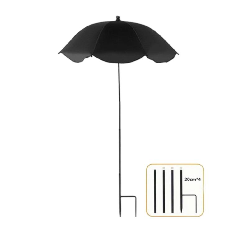 Outdoor Plant Umbrella Flower Side Multifunctional Garden Umbrella Shade for Potted Plant Outdoor Planter Pot Garden