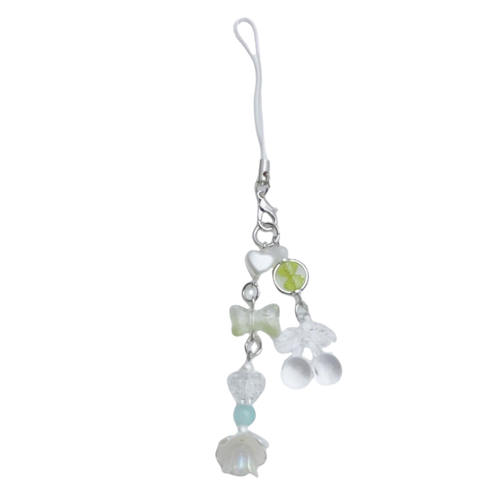 

Модный Милый Брелок-Подвеска в виде Сердца Вишни для Телефона, Аксессуар для Девочек, Женщин, Сумки, Камеры, Ювелирный Чехол белый