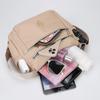 Women Nylon Crossbody Bag Large Capacity Shoulder Bag Multi Pocket Zipper Handbag Casual Travel Phone Purse Lightweight Messenger Bag