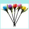 Outdoor Solar Tulip Light Beautiful Led Garden Decoration For Patios And Walkways