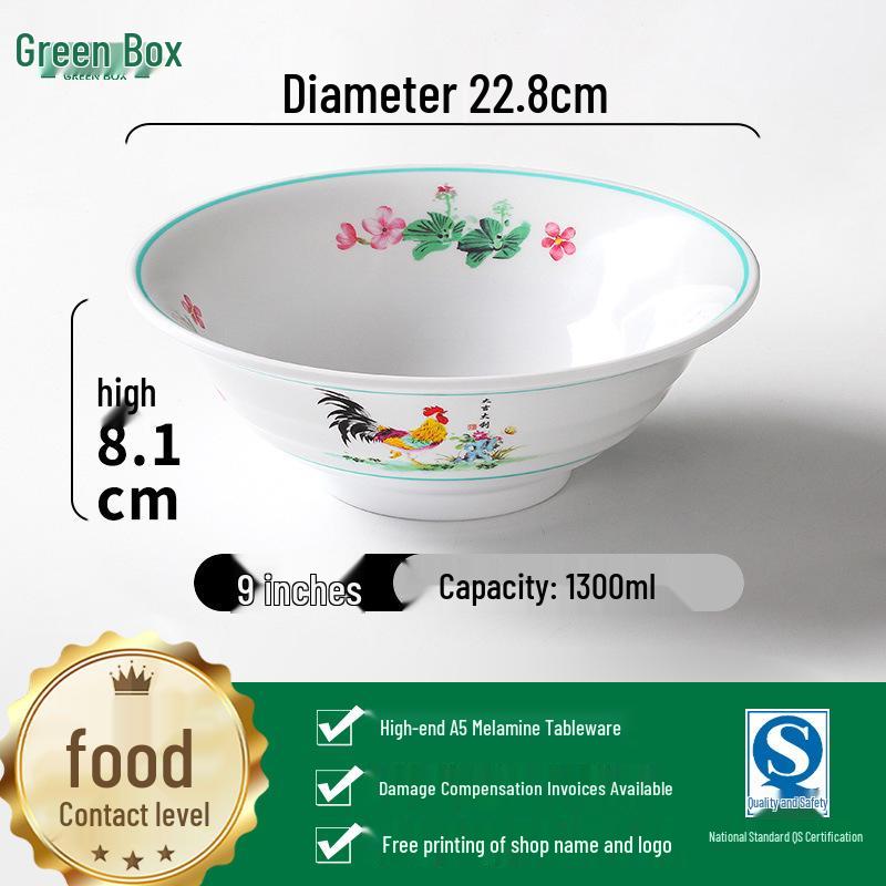 Retro Rooster Tableware Set: Bowl, Cup, Plate & Creative Dish Plates for BBQ & Cold Dishes