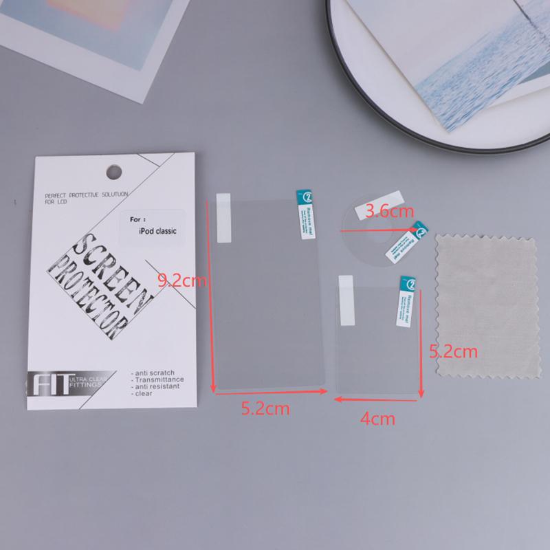 Wholesale Clear Protector Film For IPod Classic 6th 7th 80GB 120GB 160GB Protective Film(Screen + Turntable + Back Cover Film)