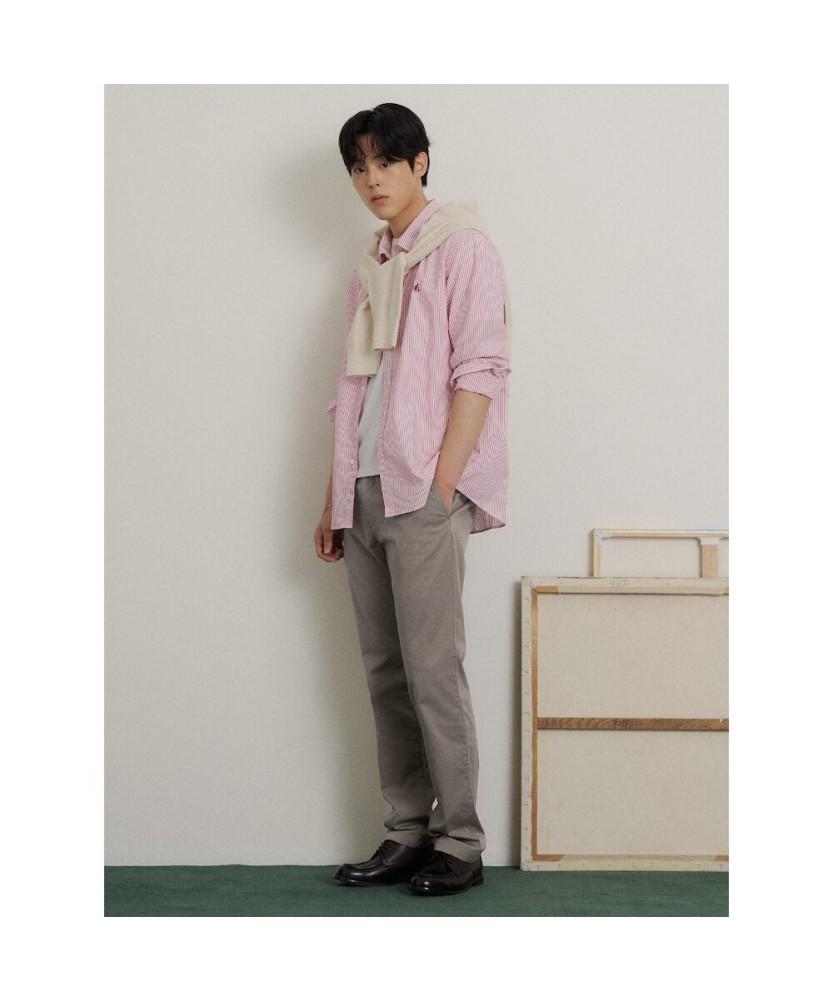 Binpolmen [Essential] Summer Standard Fit Chino Pants Khaki