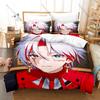Scar WuWa 3PCS Bedding Set Wuthering Waves Anime Print Soft Microfiber Duvet Cover Pillowcase Heterochromatic Eyes Character