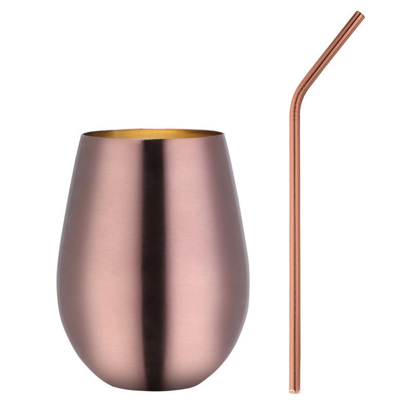 Creative 304 Stainless Steel Beer Mug - 500ml Large Capacity for Home and Bar Use
