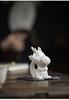 Cute Porcelain Dragon Figurine, Zodiac Dragon, Year of the Dragon, Decorative Object for Living Room or Entryway, Improves Financial Fortune, Prays,