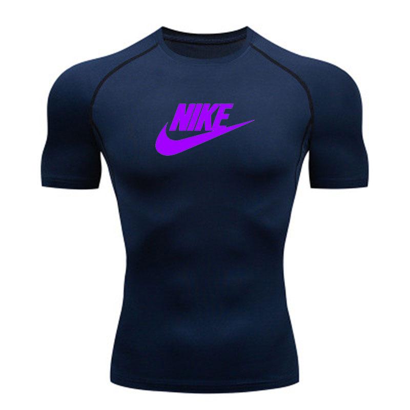 Men's Quick Dry Compression Workout T-shirt Breathable Stret