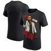 T-shirt Nera da Uomo Solo Sikoa Design Cartone Animato Stampa 3D Top Estivo a Maniche Corte Personalizzato Streetwear Casual Girocollo Abbigliamento