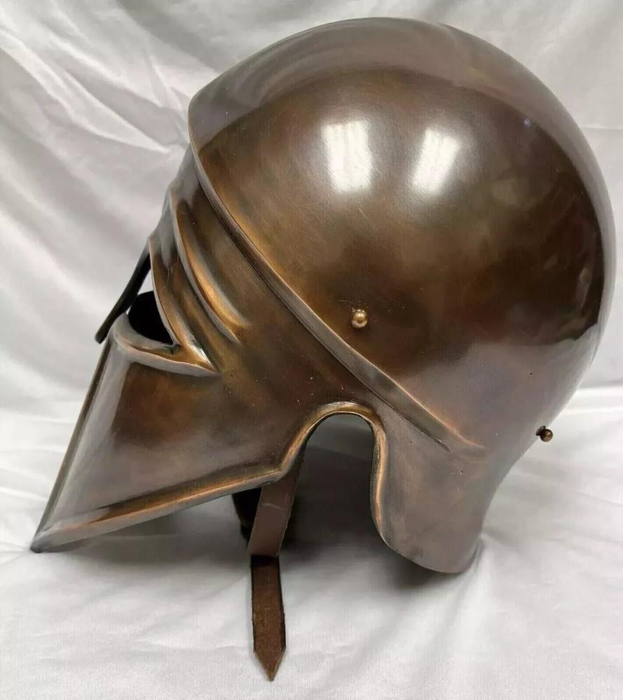 Greek Achilles Spartan Helmet Movie King Leonidas Medieval Roman Liner
