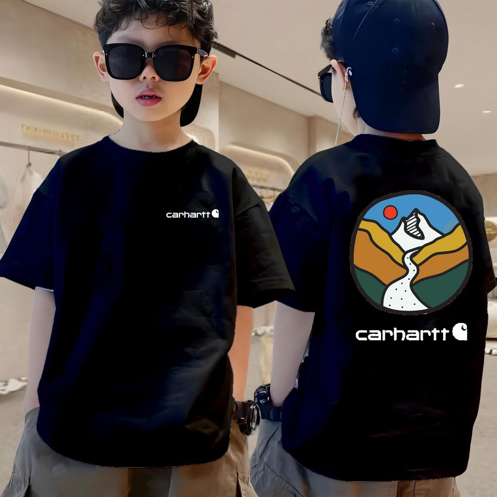 Baju Budak round neck T-shirt suitable for both men and women, children s T-shirt virus design 150