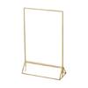 Acrylic Poster Display Stand Double Side Clear Display Stand for Poster T Shape Sign Holder for Restaurant Retail Shop