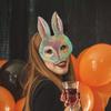 Halloween Easter Rabbit Mask Hallween Animal Costume Party Novelty Ears