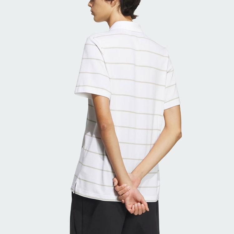 New Adidas Future Icons Stripe Polo Shirt Polo Shirt Men's White IT3922