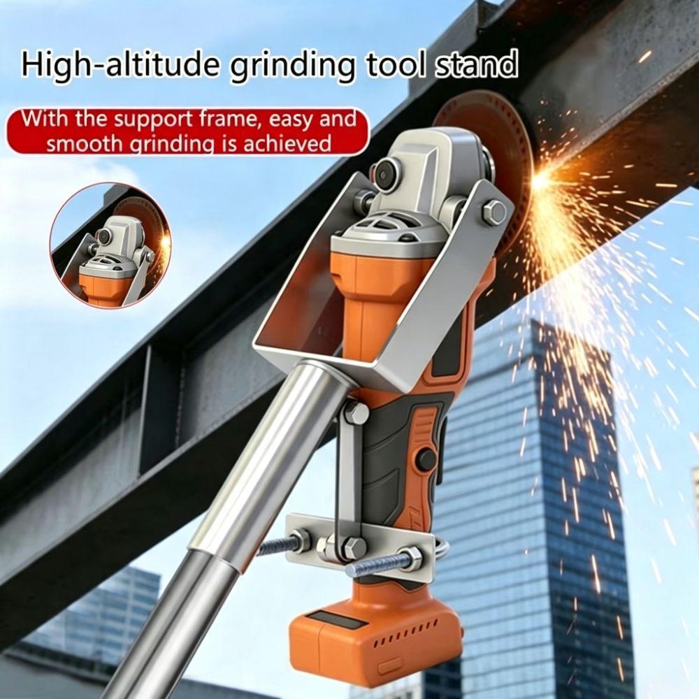 High Carbon Steel Angle Grinder Stand Extended Long Shaft Grinding Bracket Polishing Work
