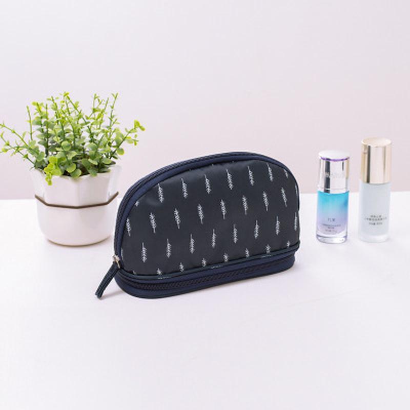 Fashion Storage Bags Flamingo Double-layer Printed Travel Waterproof Cosmetic Bag Women Portable Makeup Bags Accessories