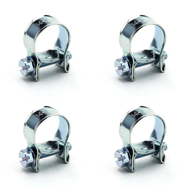 120pcs 7-18mm Mini Clamp Fuel Injection Hose Air Hose Clamps Assortment Kit Diesel Petrol Metal Pipe Clips Assorted Kit
