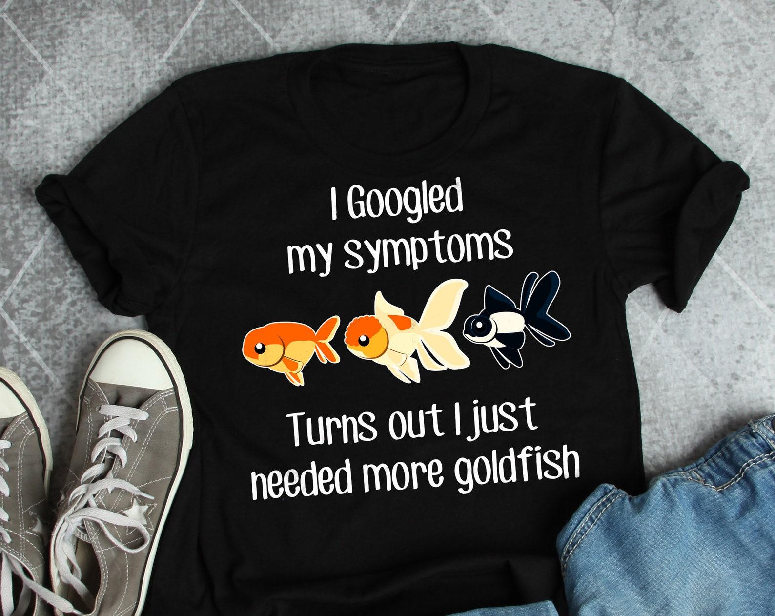 Funny Goldfish Shirt, , Fish Lover Gift, Cute Fishkeeping T-shirt, Fishkeeper Tshirt, Fancy Ranchu Oranda Panda Black Moor Pet Keep 110