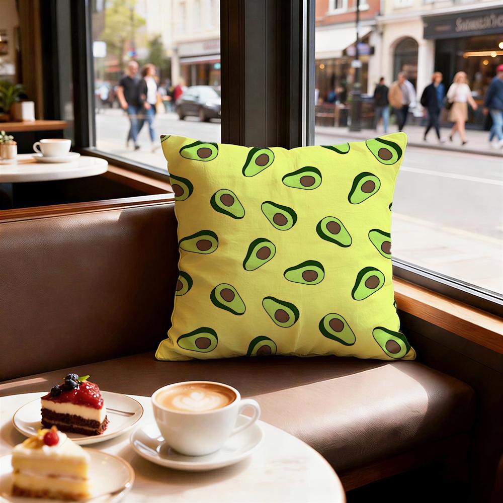 print pattern Avocado print Cushion Cover Decorative Cushion Cushions Covers Cover Sofa 50x50 Pillow 4 Piece 45x45 40x40