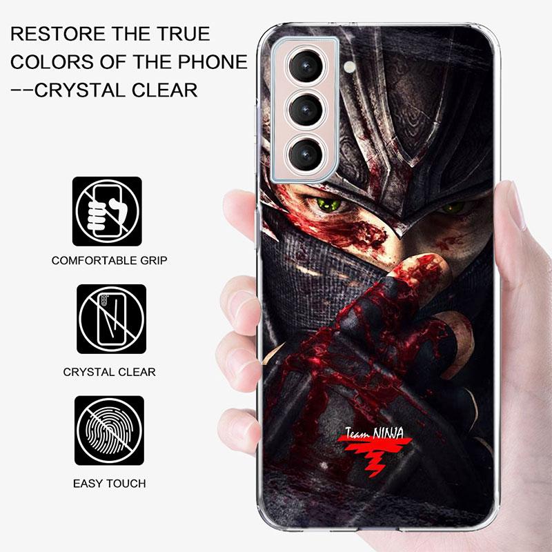 N-Ninja Gaiden NG4 Phone Case For Samsung Galaxy S25 Edge S24 S23 FE S21 S20 S10 Plus S22 S26 Ultra Cover Clear Cases TPU Capa S