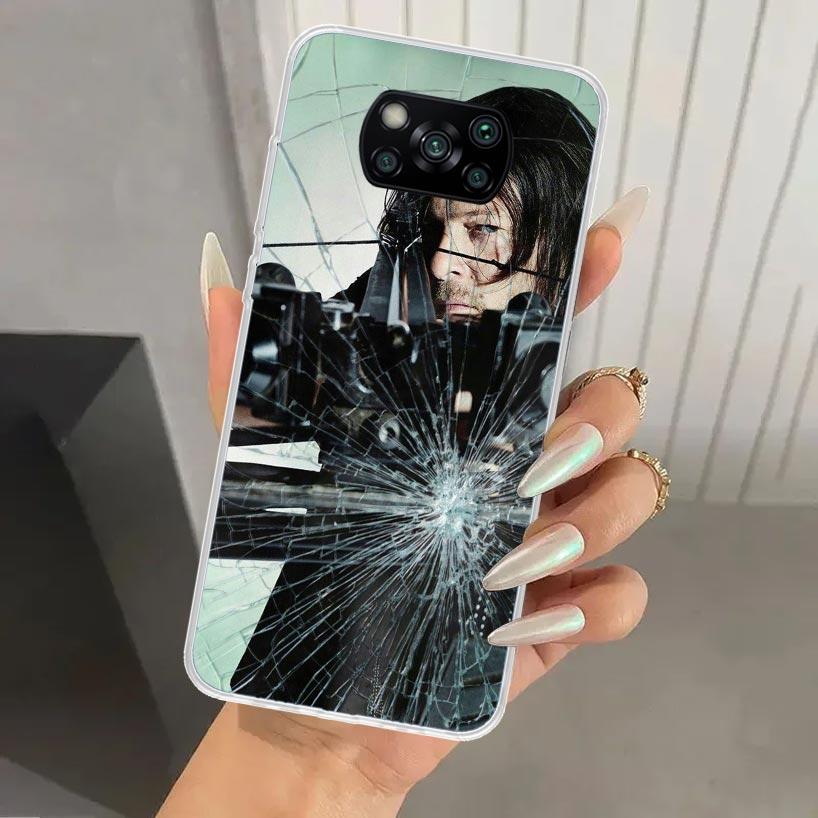 The Walking Dead Daryl Dixon Phone Case for Xiaomi Poco X7 X6 X5 X4 X3 Nfc F7 Ultra F6 F5 Pro F4 GT F3 M6 M5S M4 M3 Soft Print S