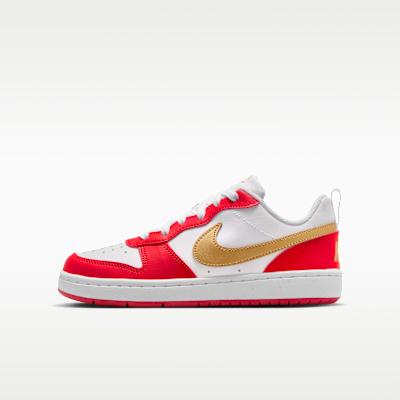 

Nike Court Borough Low Recraft White University Red Gold (GS) 37.5