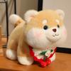 Birthday Hat Cute And Cartoon Pattern Knitted Scarf Shiba Inu Cartoon Plush Toy