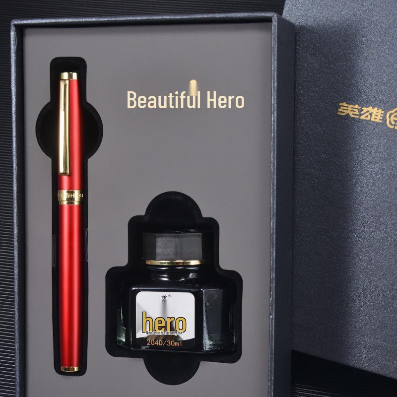 HERO 777 Masterpiece Fountain Pen for Men & Women – Ideal for Writing Practice, Office Use & Gifts