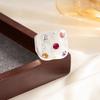 Resin Resin Finger Rings Jewelry Gift Square Ring Irregular Geometric Rings  Valentine's Day