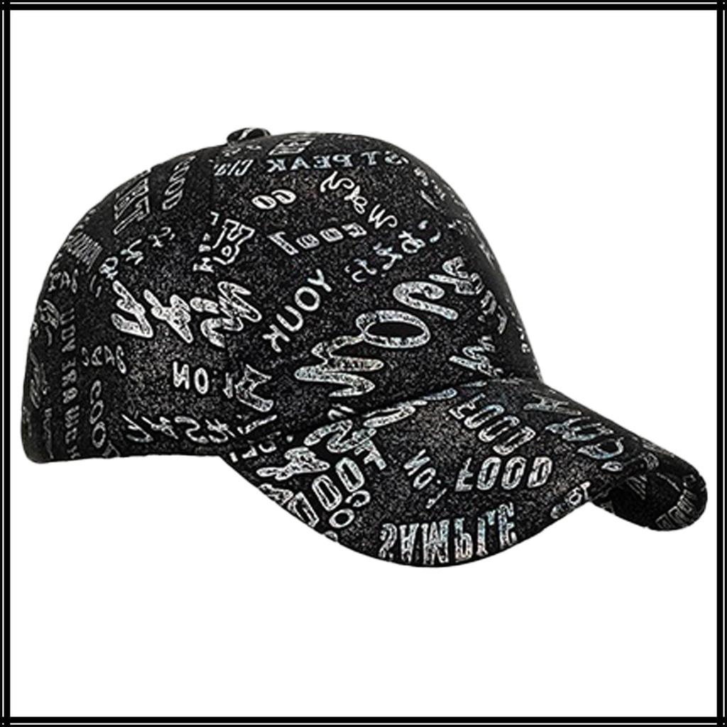 Cap with English CA648 [White Fang] Letters, Hat, Sports, Running, Outdoor, Men's, Women's, (Silver)