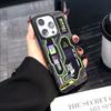 HOT Hacker Creative Mecha Luxury Matte Silicone Soft Phone Case For iPhone 17 16 15 14 Plus 13 12 11 Mini Air Pro X XS Max SE