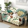 1 pezzo Copridivano Elasticizzato Stampa Floreale Botanica Boho Vintage, Sfoderabile Lavabile Antipolvere
