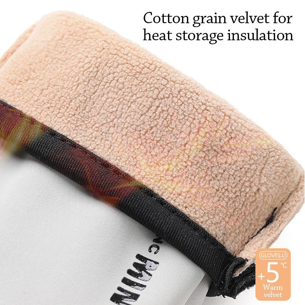 Nonslip Cycling Gloves Warm Ski Gloves Fashion Winter Gloves  Skiing