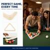 2pcs Strong Build Billiard Triangle Rack White Color Billiard Ball Frame  For Snooker Game