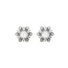 S925 Sterling Silver Moissanite Snowflake Stud Earrings for Women - Sparkly, Elegant, and Fashionable Jewelry