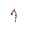Christmas Candy Cane Shaped Ornament 6PCS Set Swirl Pattern Design Holiday Festive Tree Hanging Decor Unique Xmas Decor Gift