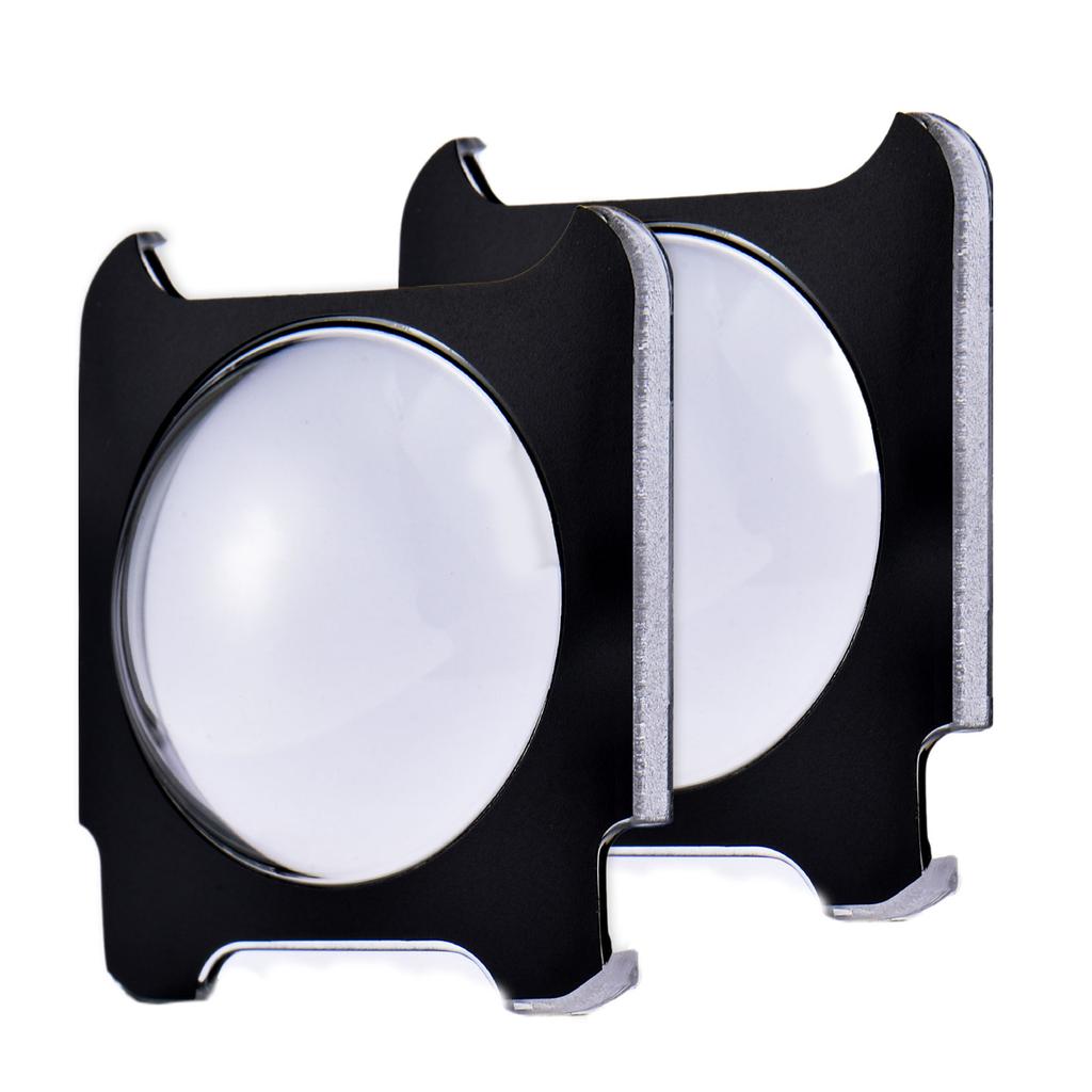 2pcs Panoramic Lens Adhesive Protector Action Camera Accessories Compatible For Insta360 One Rs/r