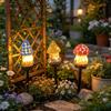 Resin Garden Light Outdoor Decorative Landscape Lawn House Stake Lighting for Yard Patio Walkway