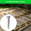 Steel Construction Railway Sleeper Bracket Heavy Duty Metal Material Steel Serrated Fence Small Size Serrated Design