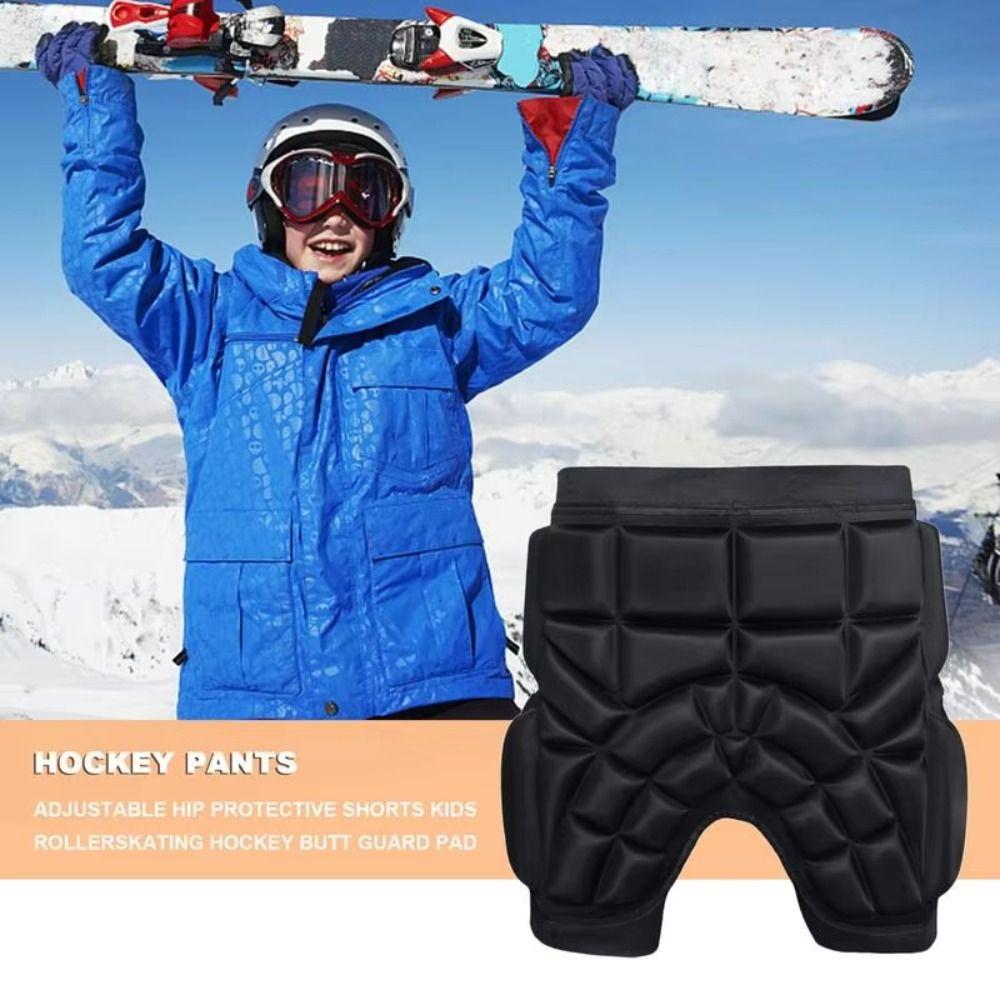 Impact Resistant Children Protective Hip Pad Elastic Protective Padded Shorts  Skiing
