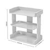 Desktop Three-layer Storage Shelf Stationery Organizer Rack Ins Cosmetics Storage Box Office Multi-layer Sundries Storage Boxes