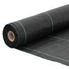 VidaXL Membrane anti-mauvaises herbes noir 1,5x100 m PP, tissu anti-mauvaises herbes, membrane de contrôle des mauvaises 4005189